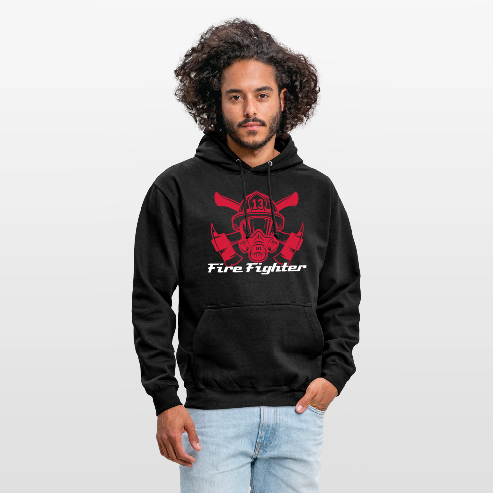 SSW2603 Fire Fighter Unisex Hoodie - Schwarz