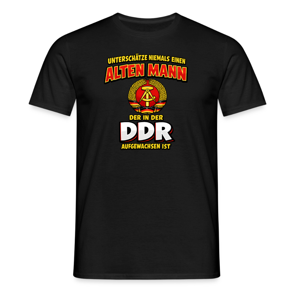 SSW2810 UNTERSCHÄTZE NIEMALS EINEN ALTEN MANN... - Schwarz