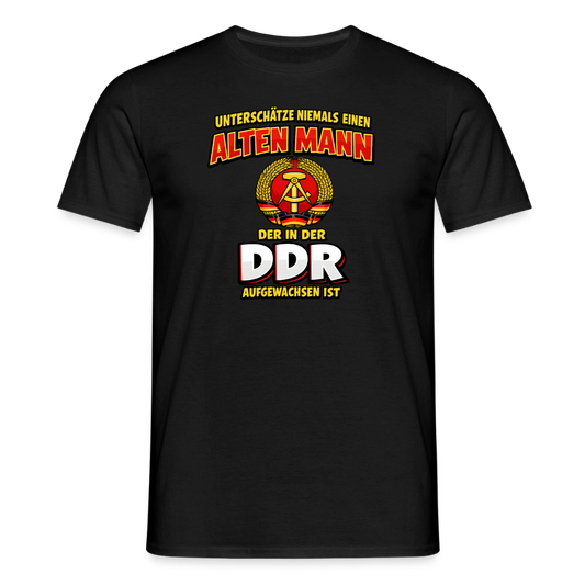 SSW2810 UNTERSCHÄTZE NIEMALS EINEN ALTEN MANN... - Schwarz