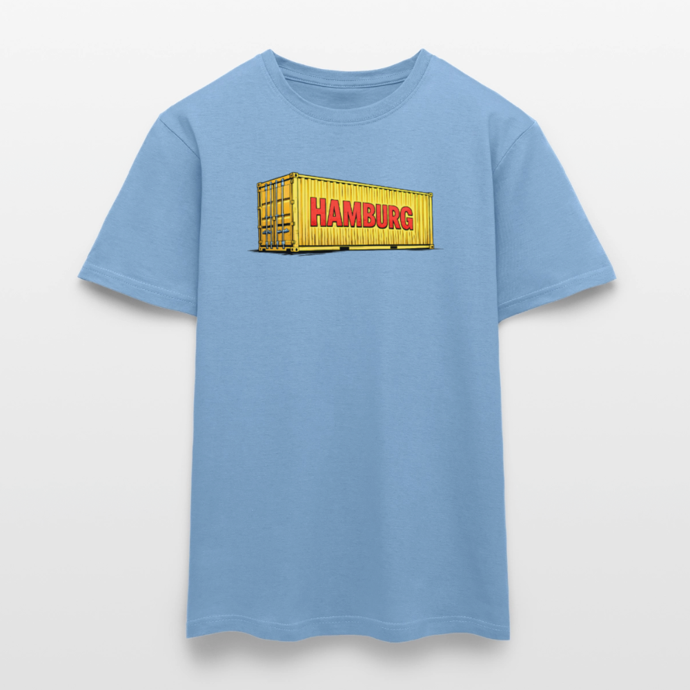 SSW2860Hafen Hamburg gelber Container - Carolina Blue