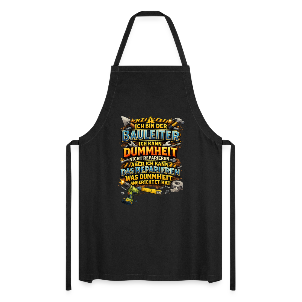 SSW2792 ICH BIN DER BAULEITER ICH KANN DUMMHEIT NICHT REPARIEREN ABER ICH KANN DAS REPARIEREN WAS DUMMHEIT ANGERICHTET HAT - Schwarz