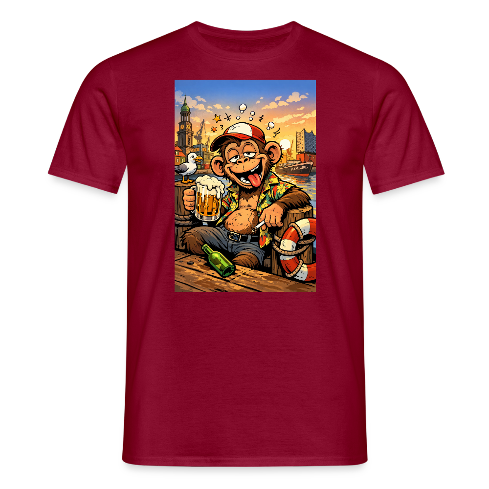 SSW2724 Affe Hamburg Bier - Ziegelrot