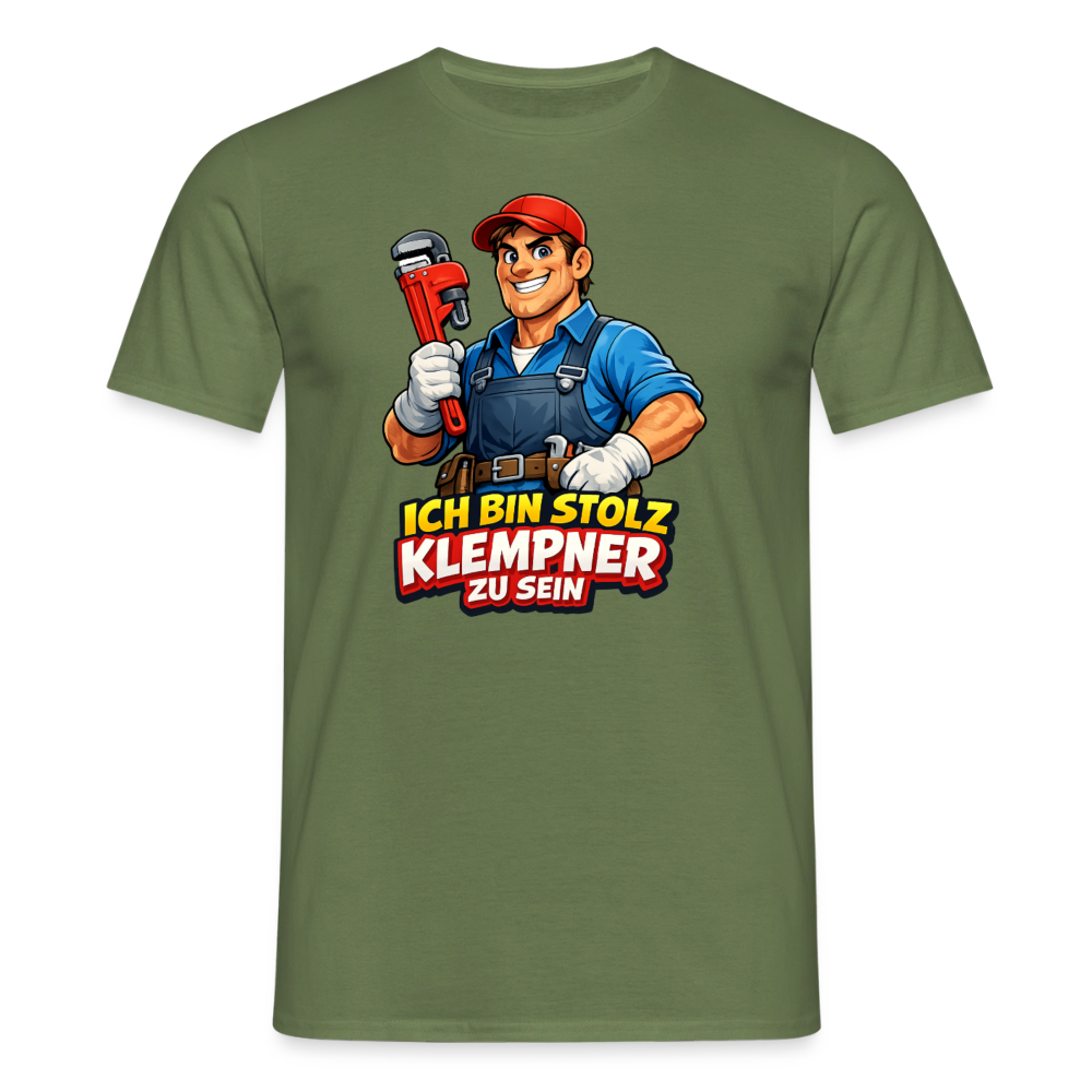 SSW2824 ICH BIN STOLZ KLEMPNER ZU SEIN - Militärgrün