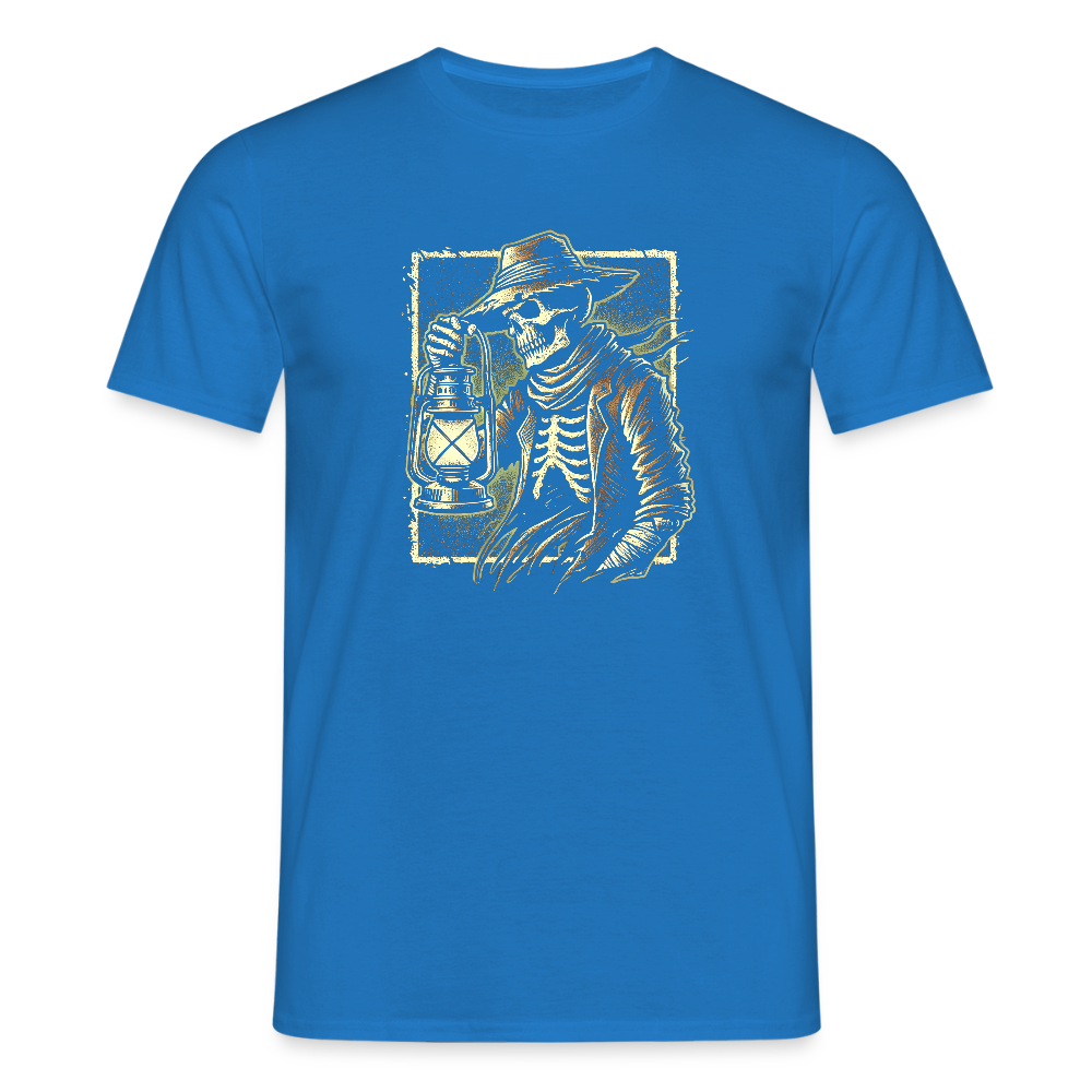 SSW2504Skeleton Holding a Lantern Gritty - Royalblau