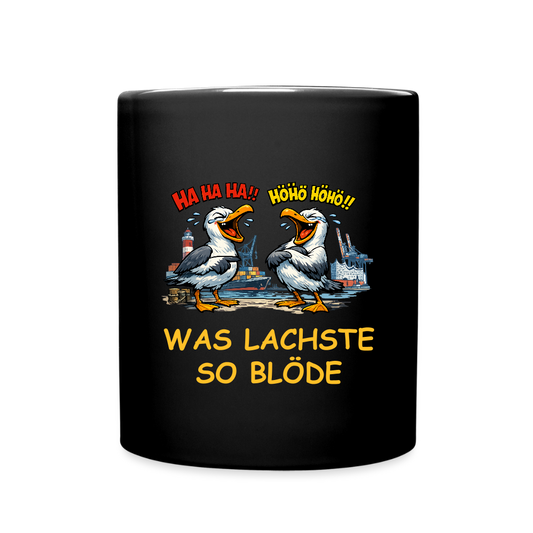 SSW2742 WAS LACHSTE SO BLÖDE - Schwarz