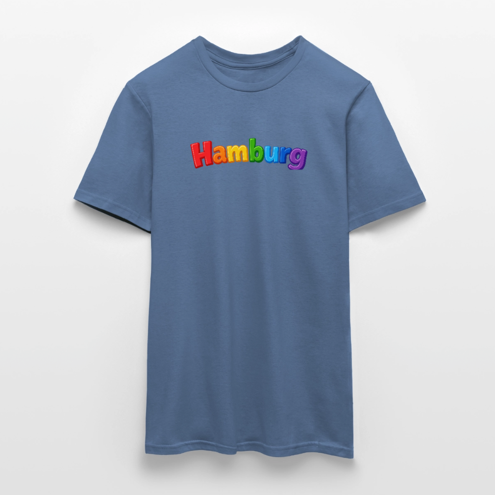 SSW2712 Hamburg bunt - Taubenblau 