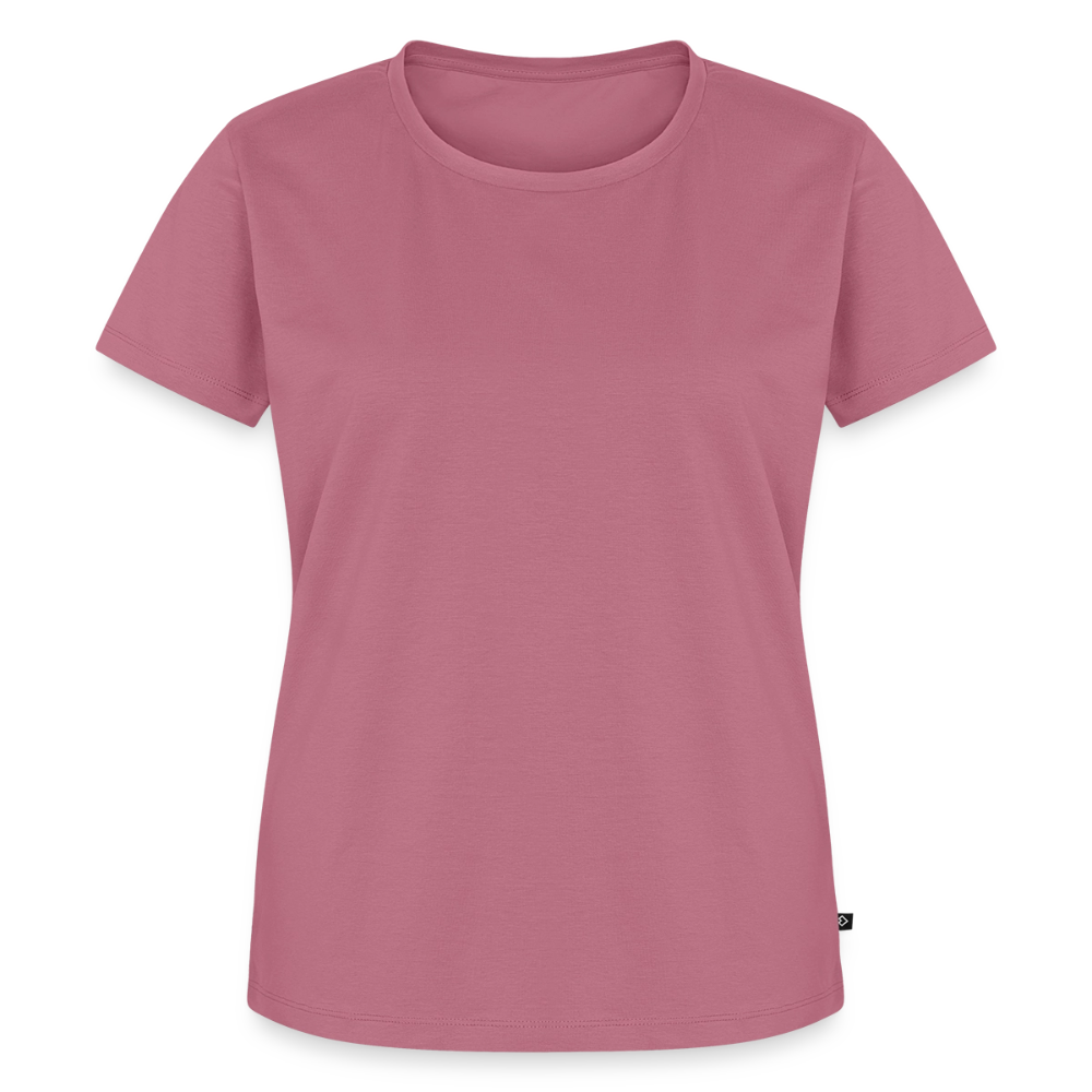 Tshirt Frauen Rückendruck Graffitischrift Förderverein Schule - Mauve