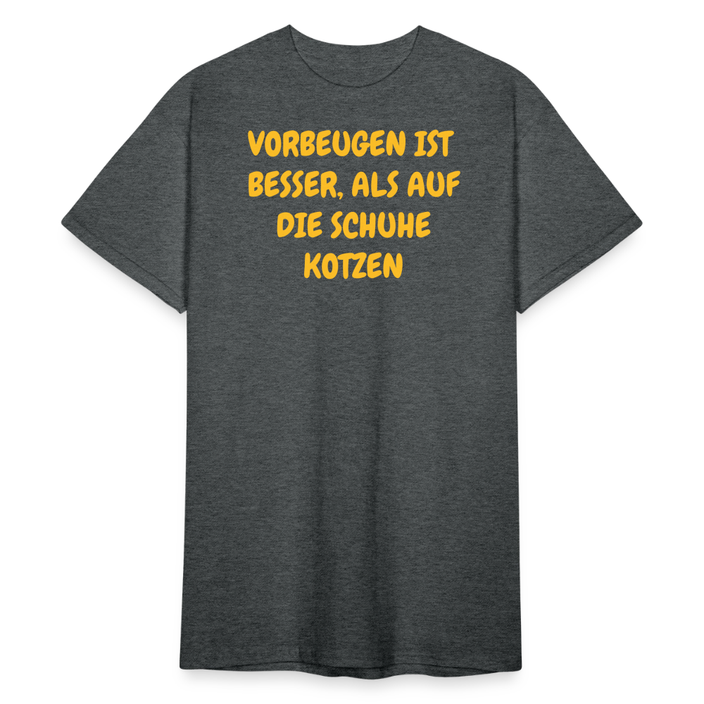 SSW2427VORBEUGEN IST  BESSER, ALS AUF DIE SCHUHE KOTZEN - Dunkelgrau meliert