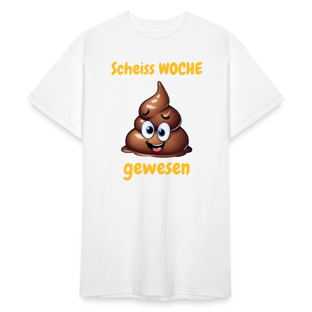 SSW2449Scheiss WOCHE gewesen - Weiß