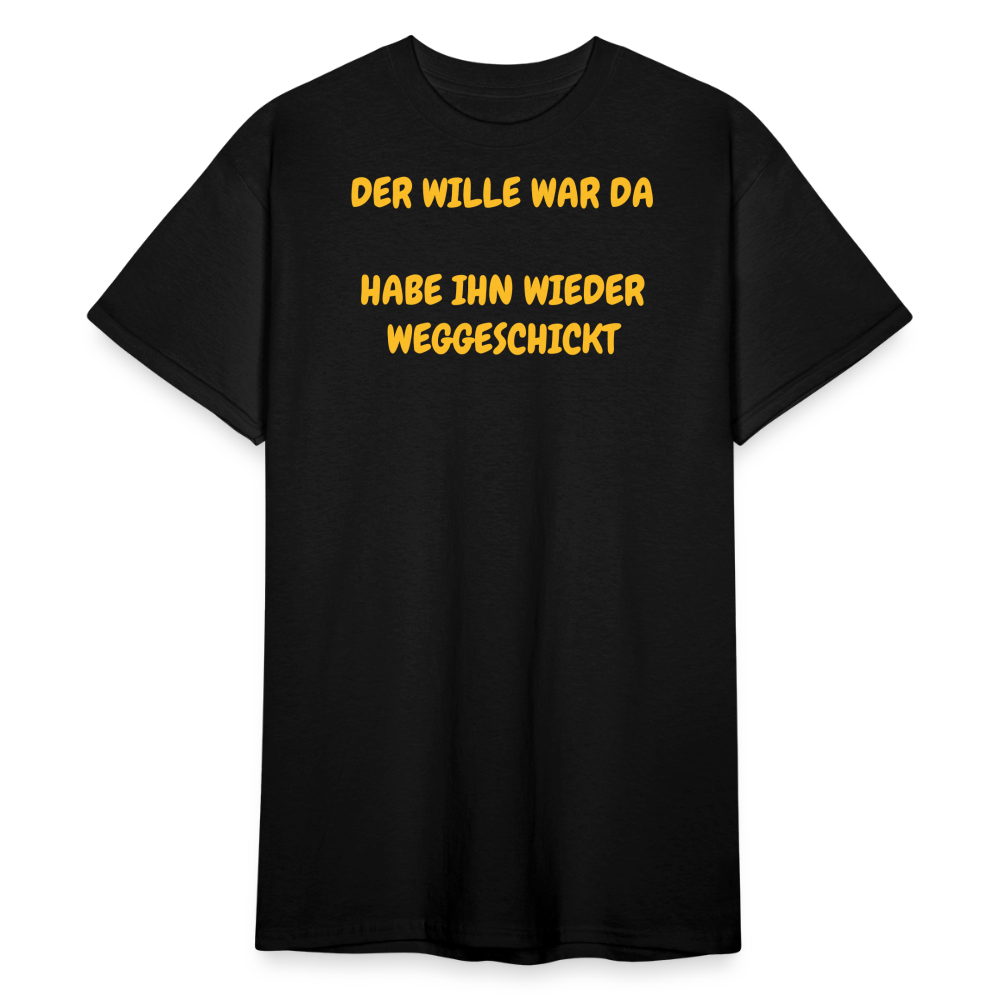 SSW2426DER WILLE WAR DA  HABE IHN WIEDER WEGGESCHICKT - Schwarz