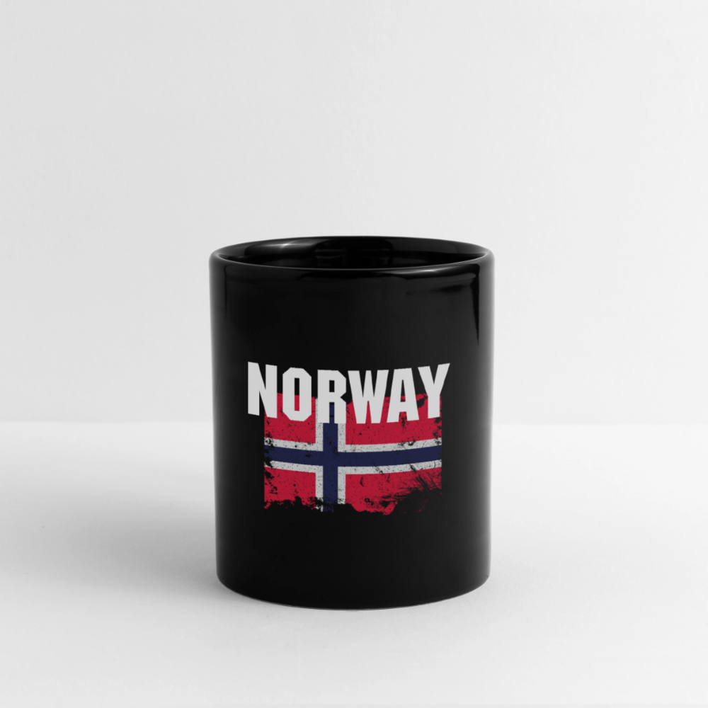 SSW2527Kaffeebecher  Flag of Norway - Schwarz