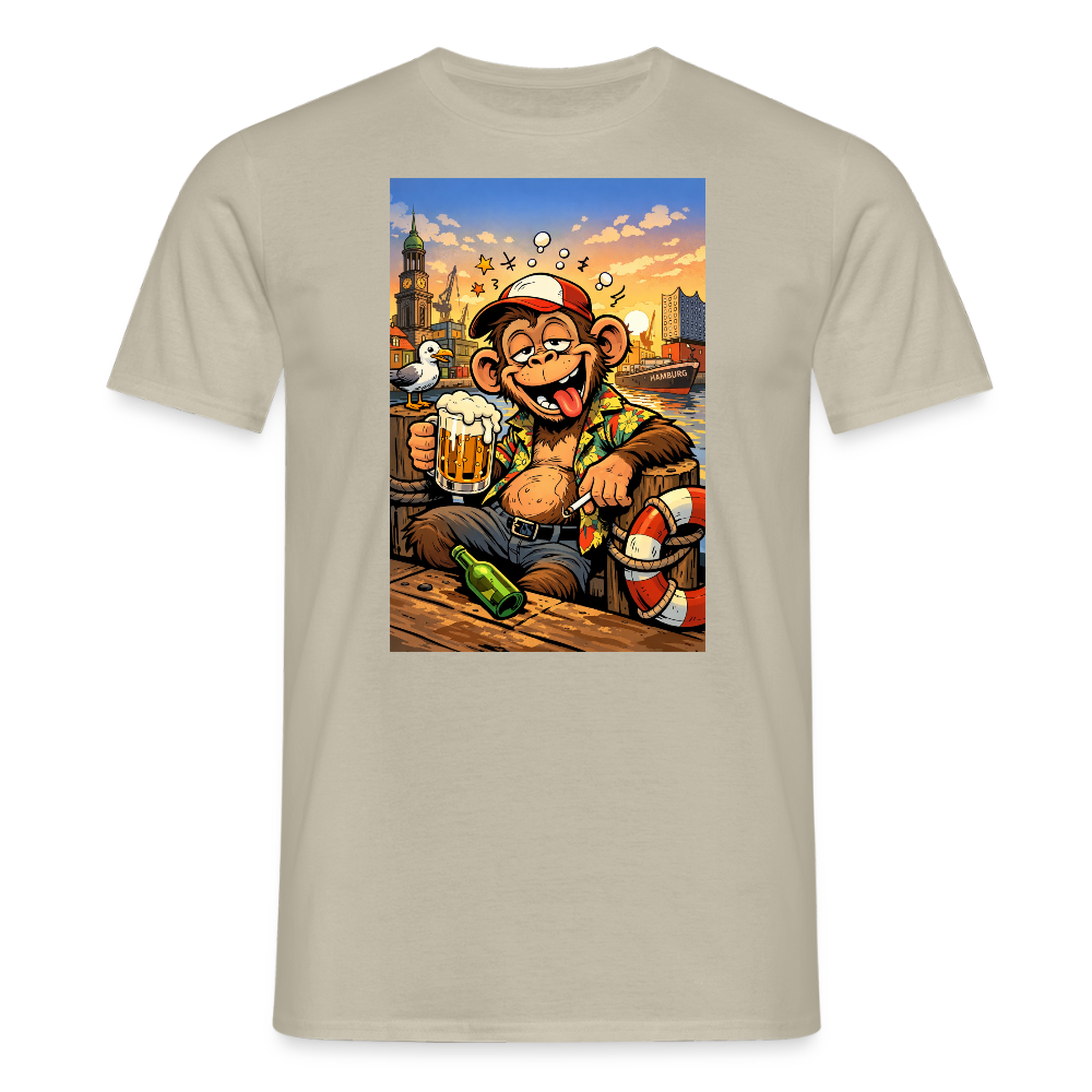 SSW2724 Affe Hamburg Bier - Sandbeige