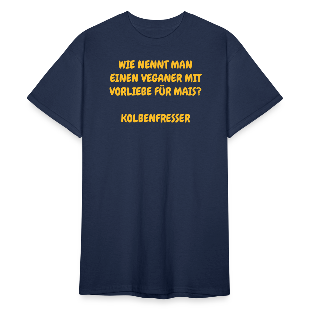 SSW2425WIE NENNT MAN EINEN VEGANER MIT VORLIEBE FÜR MAIS?  KOLBENFRESSER - Navy