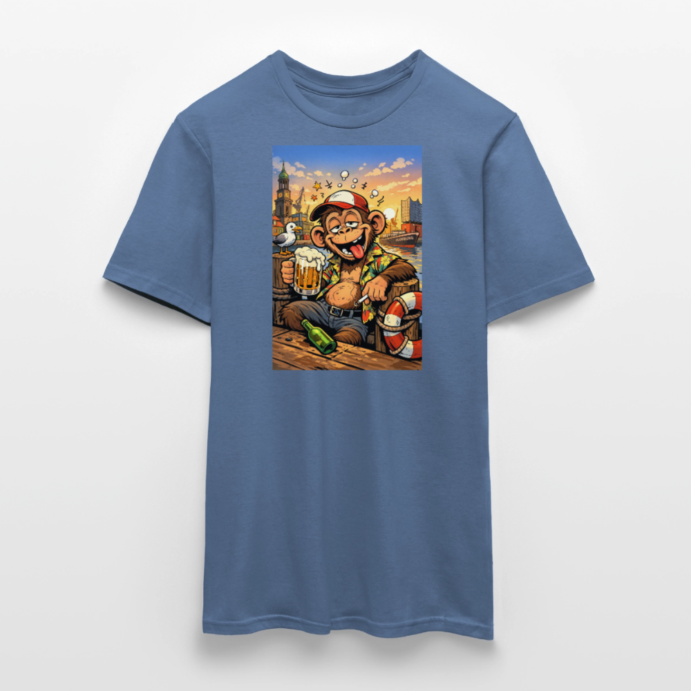 SSW2724 Affe Hamburg Bier - Taubenblau 