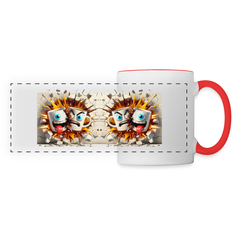 SSW2631Kaffeetassen Verrückt 2 - Weiß/Rot