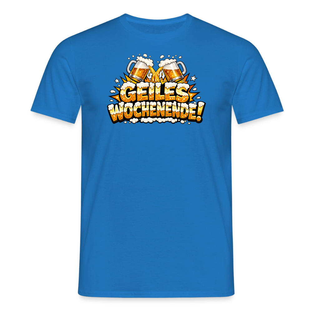 SSW2851 GEILES WOCHENENDE BIER - Royalblau