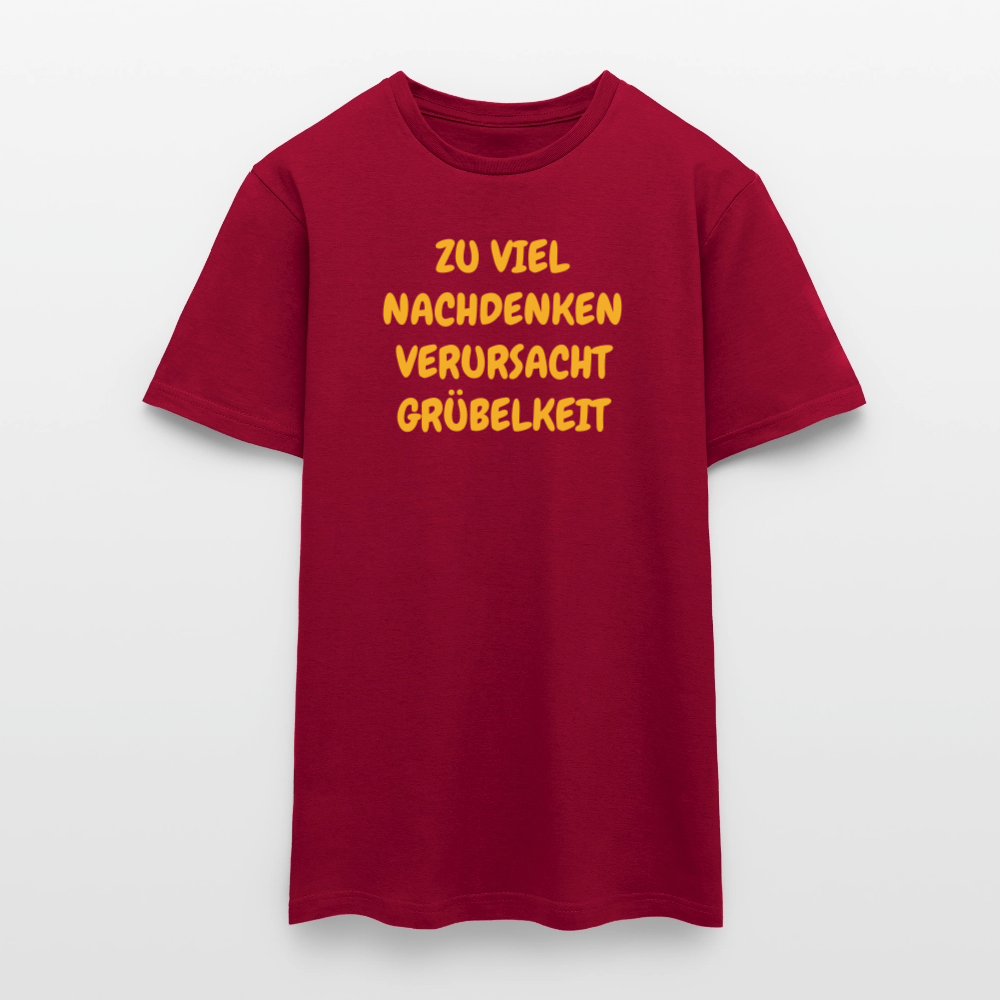 SSW2501ZU VIEL NACHDENKEN VERURSACHT GRÜBELKEIT - Ziegelrot
