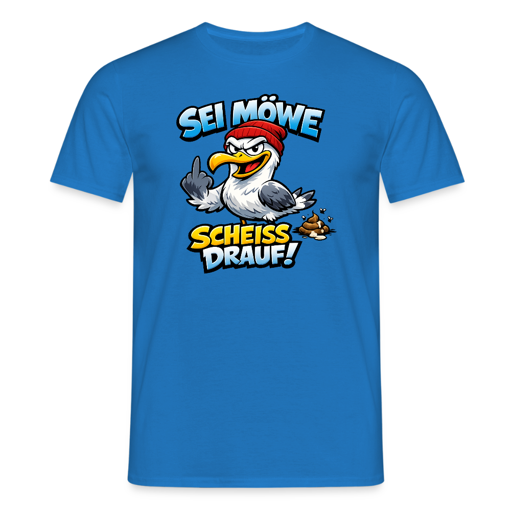 SSW2719SEI MÖWE SCHEISS DRAUF! - Royalblau