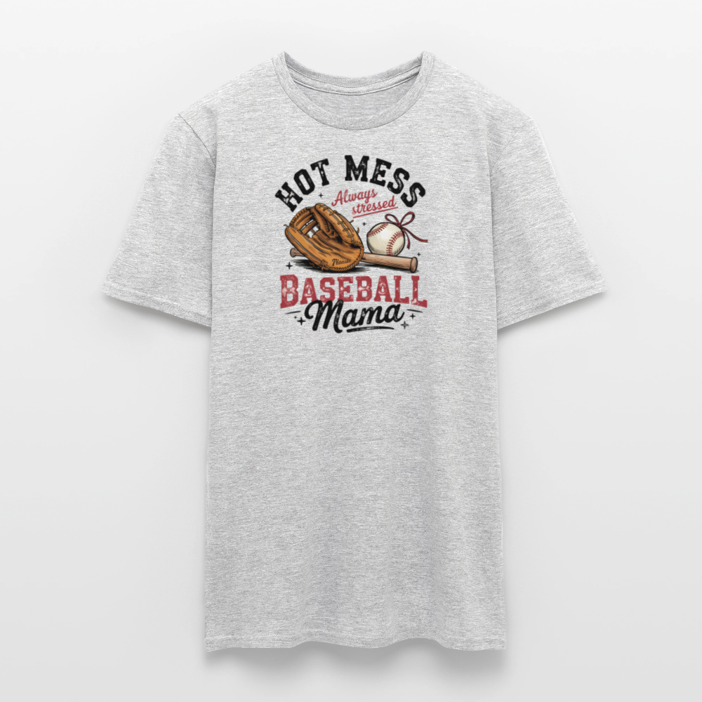 SSW2586 Baseball Mama - Grau meliert