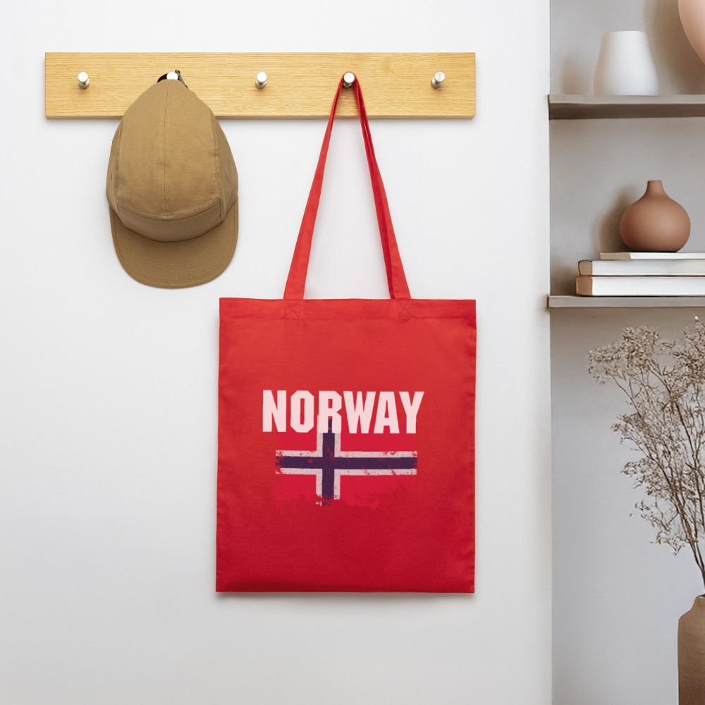 SSW2528 Stofftasche Flag of Norway - Rot
