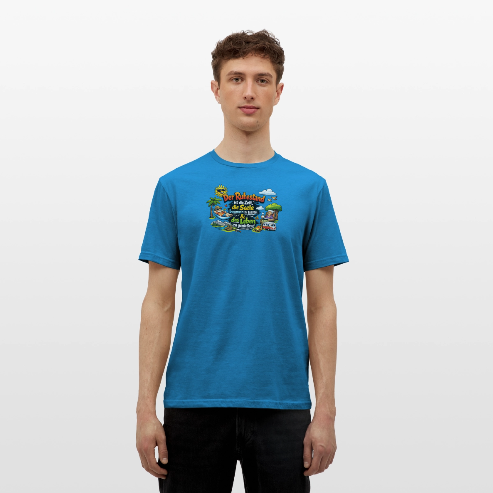 SSW2843Der Ruhestand ist die Zeit die Seele - Royalblau