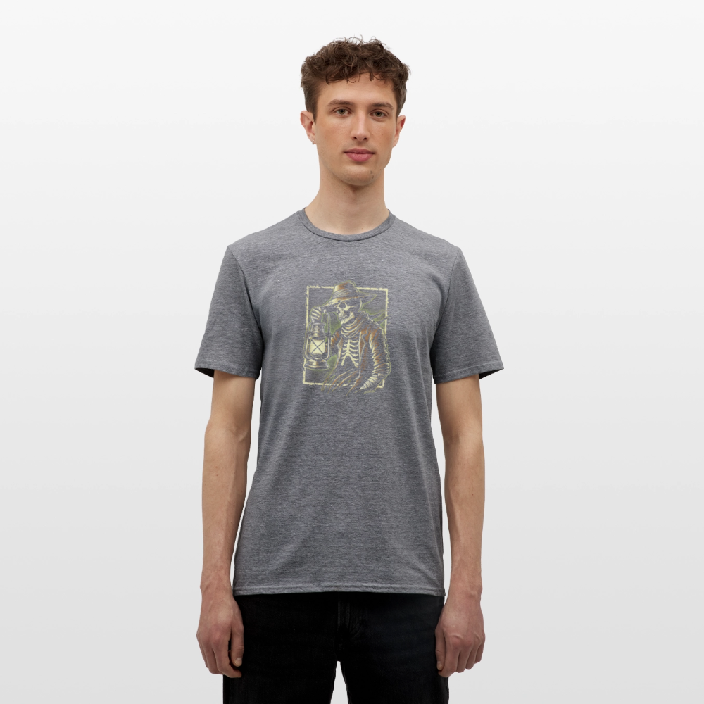 SSW2504Skeleton Holding a Lantern Gritty - Graphit meliert