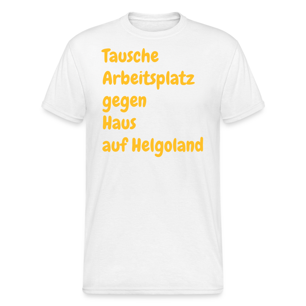 SSW2388Tausche Arbeitsplatz gegen Haus auf Helgoland - Weiß