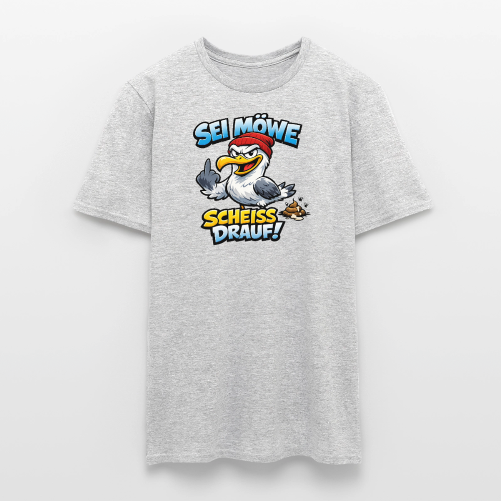 SSW2719SEI MÖWE SCHEISS DRAUF! - Grau meliert
