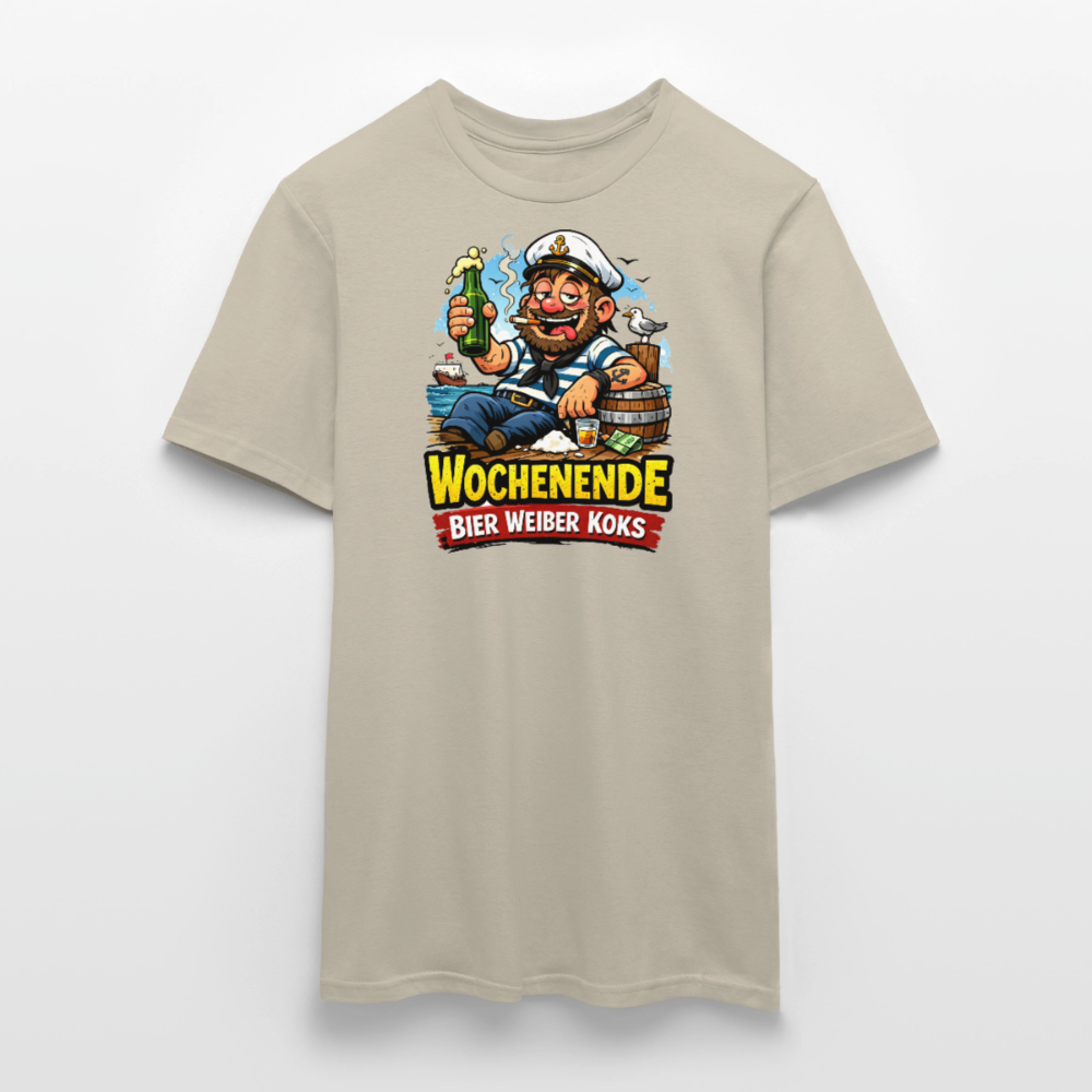 SSW2716Wochenende Bier Weiber Koks - Sandbeige