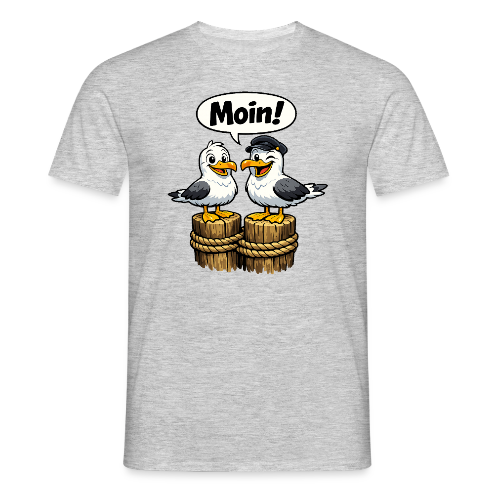 SSW2718Möwen sagen Moin - Grau meliert