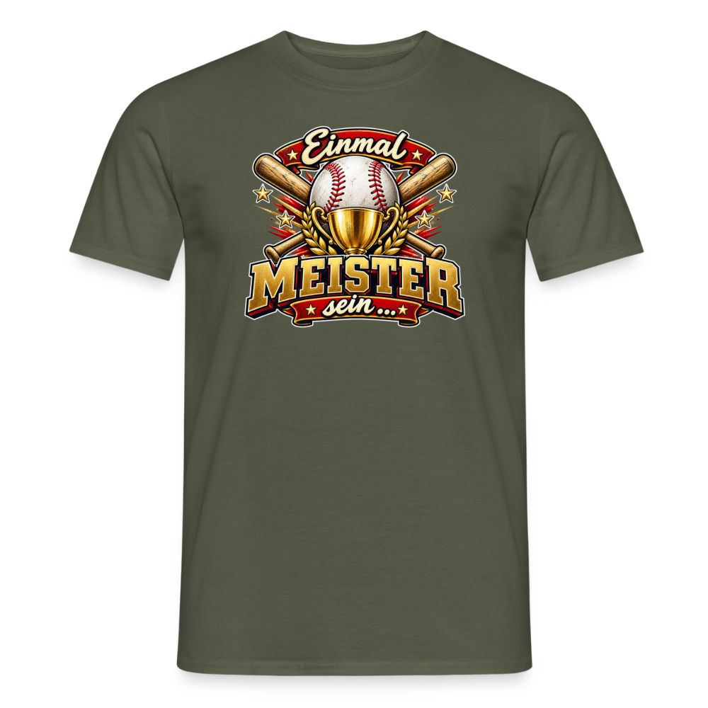 SSW2936Einmal MEISTER sein im BASEBALL - Militärgrün
