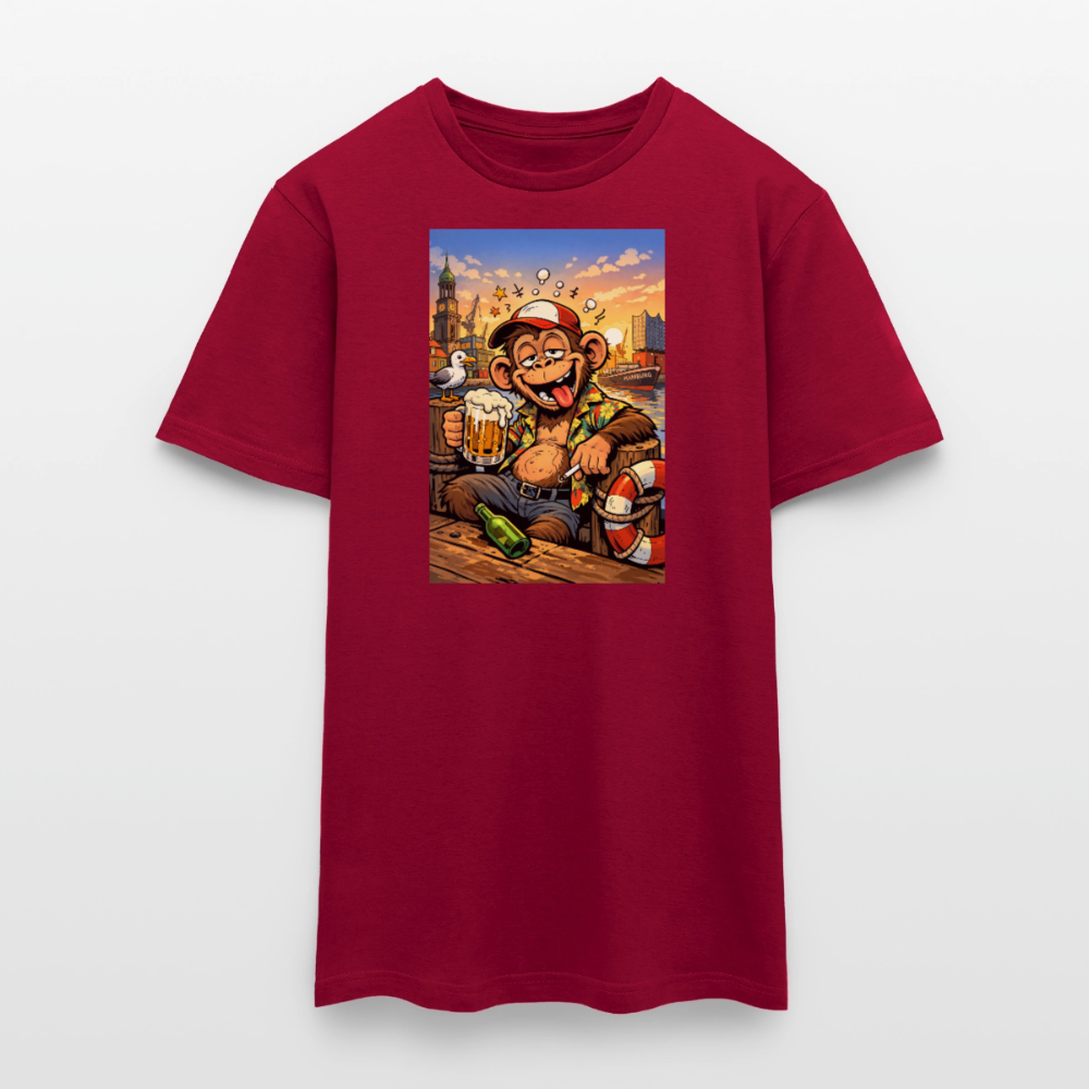 SSW2724 Affe Hamburg Bier - Ziegelrot