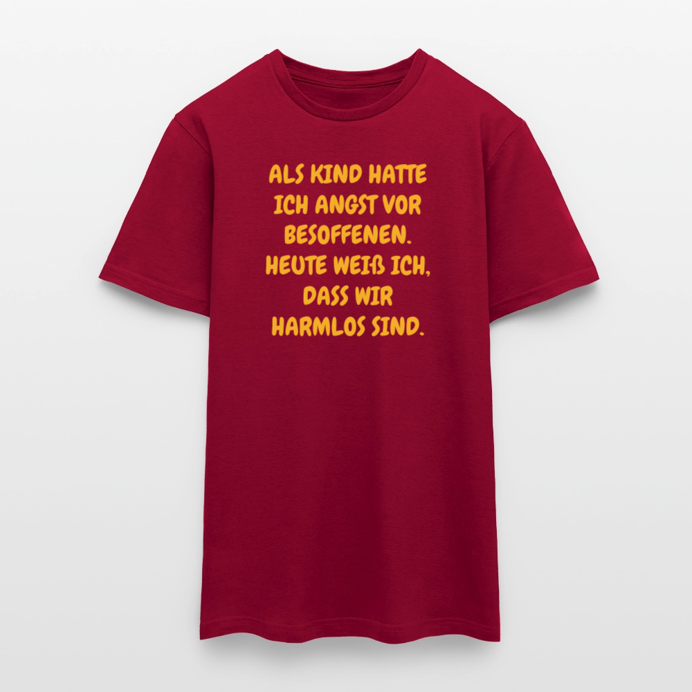 SSW2669ALS KIND HATTE ICH ANGST VOR BESOFFENEN. HEUTE WEIß ICH, DASS WIR HARMLOS SIND. - Ziegelrot