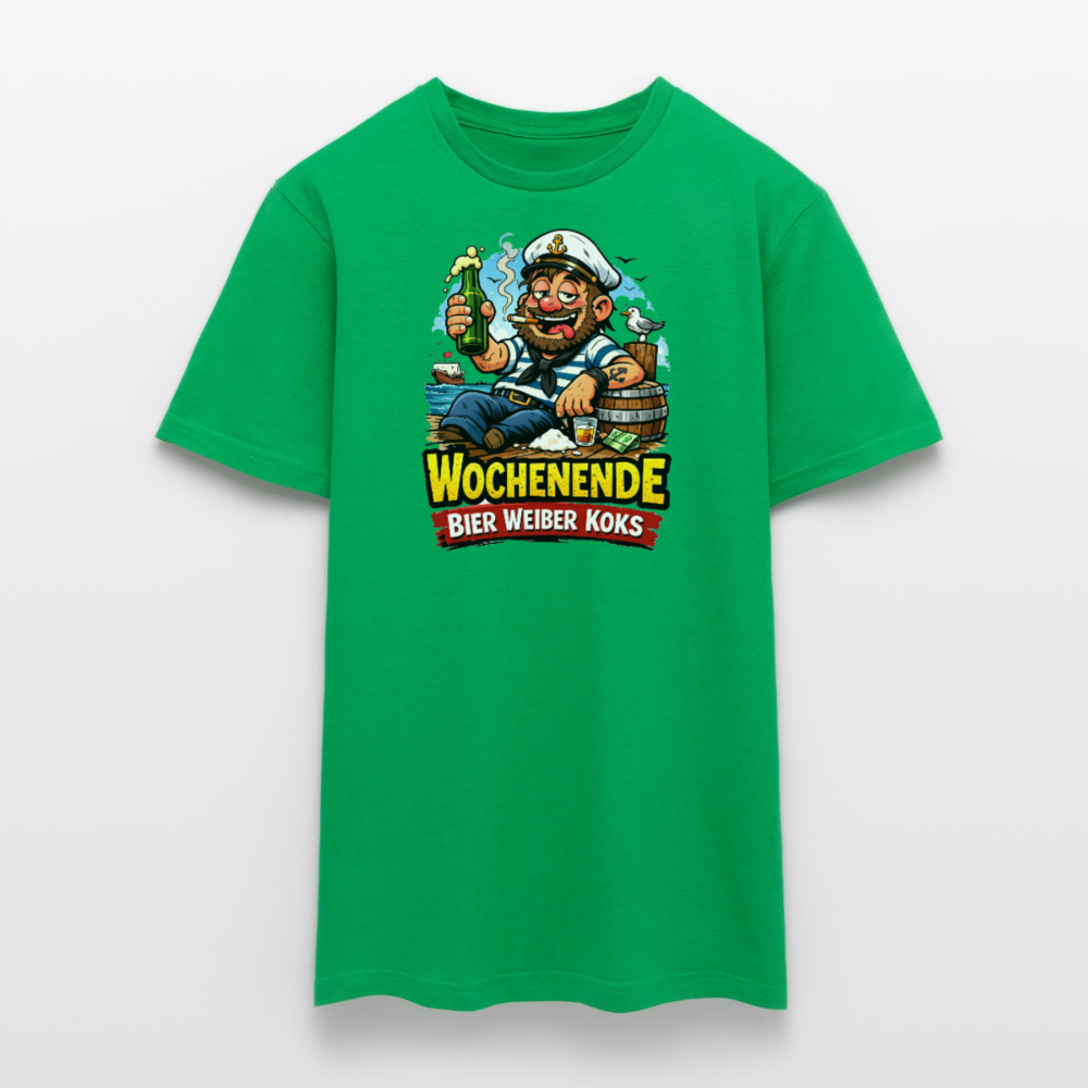 SSW2716Wochenende Bier Weiber Koks - Kelly Green