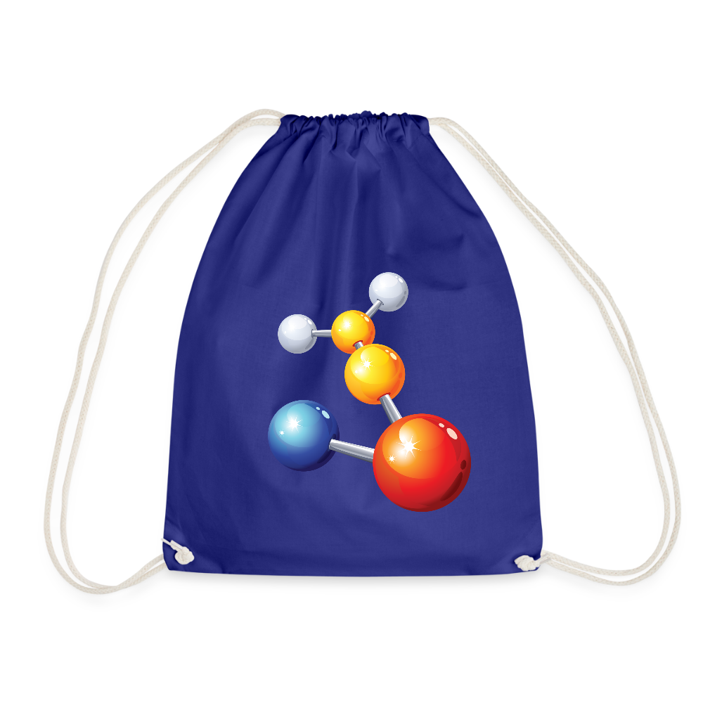 Molecule structure - Königsblau