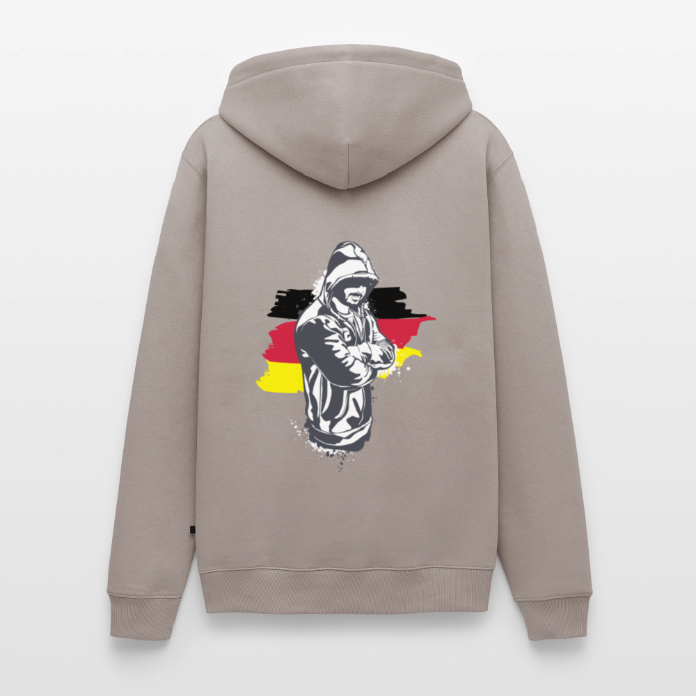 SSW1157Hoodie Kriminell Hände verschränkt - Taupe