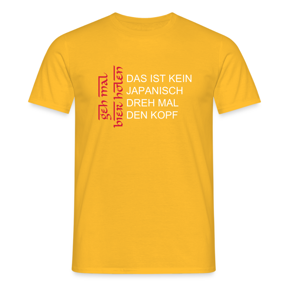 SSW2456DAS IST KEIN JAPANISCH DREH MAL DEN KOPF - Gelb