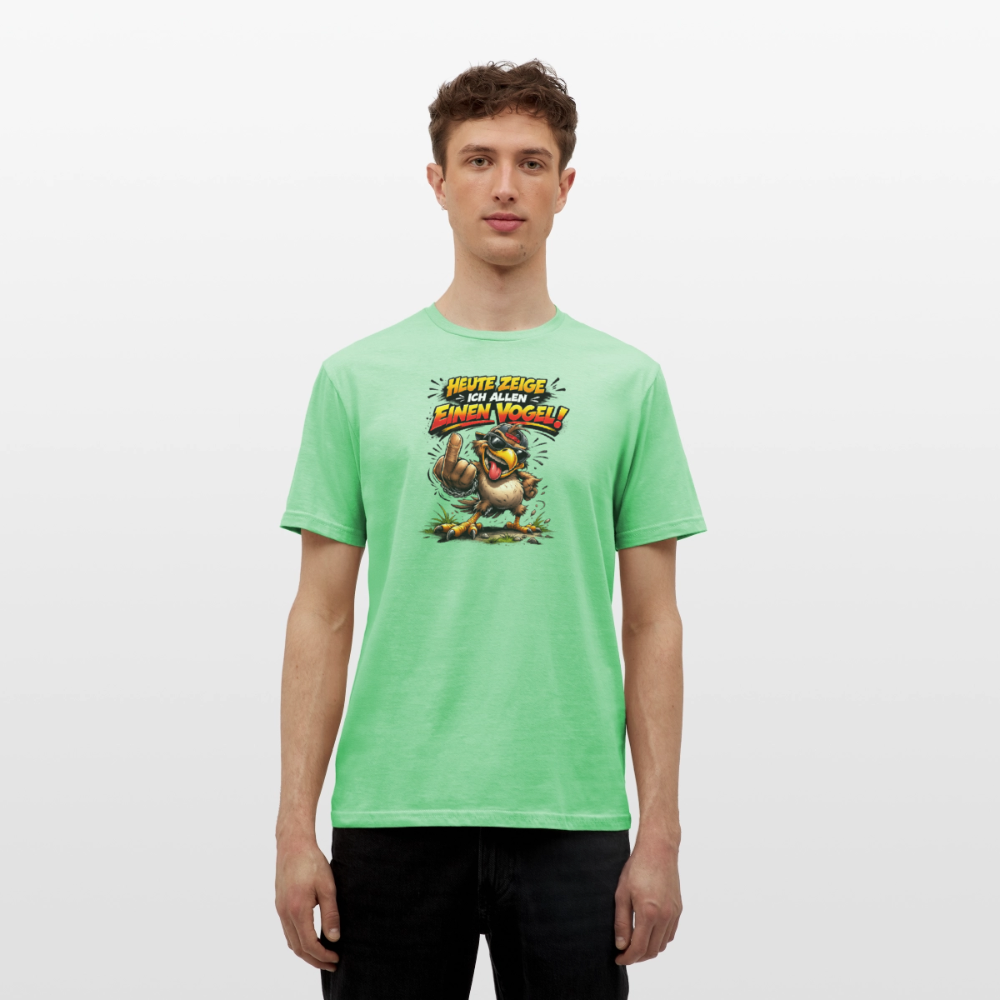 SSW2798 HEUTE ZEIGE ICH ALLEN EINEN VOGEL - Mintgrün