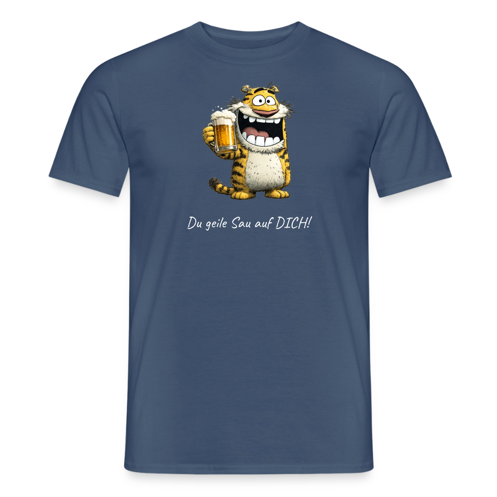 SSW2885Du geile Sau auf Dich! - Dunkles Denimblau