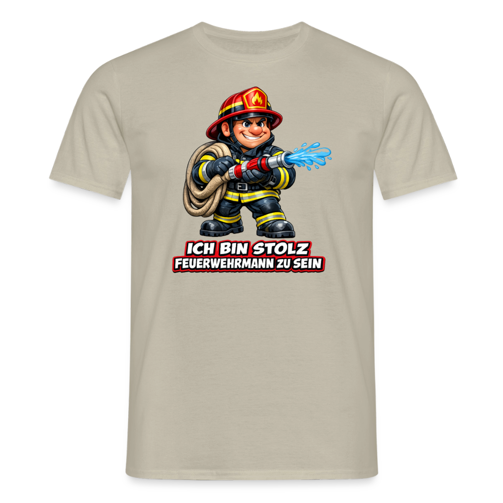 SSW2822 ICH BIN STOLZ FEUERWEHRMANN ZU SEIN - Sandbeige
