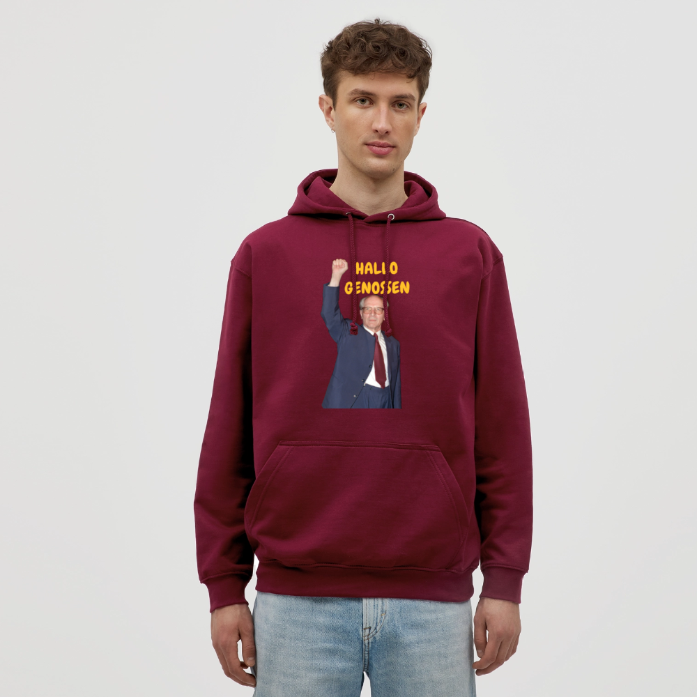 OSSI18Hoodie HALLO GENOSSEN - Bordeaux