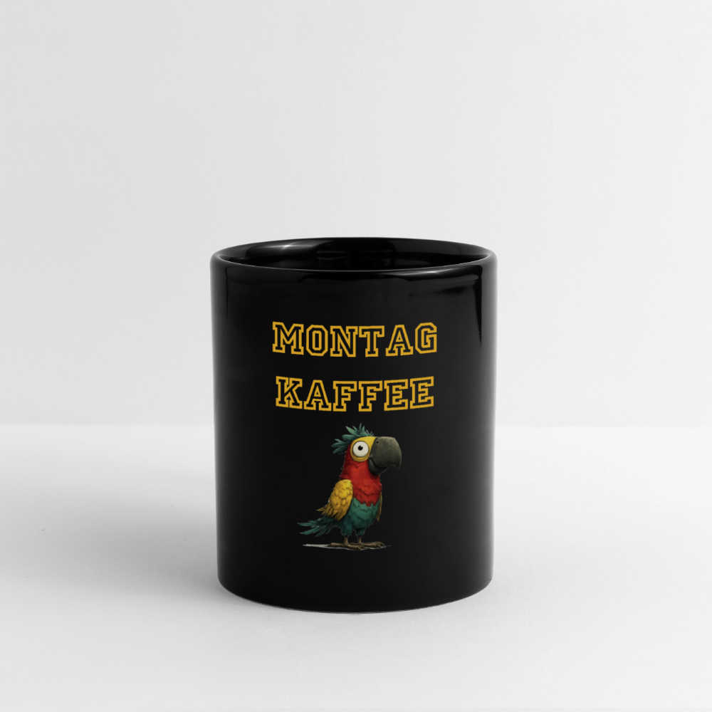SSW2572 Montag KAFFEE Papagei - Schwarz
