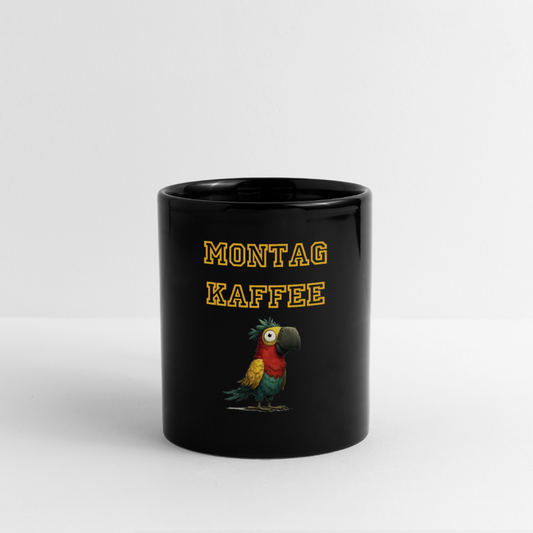 SSW2572 Montag KAFFEE Papagei - Schwarz
