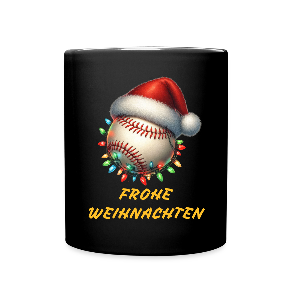 SSW2619FROHE WEIHNACHTEN KAFFEEBECHER BASEBALL - Schwarz
