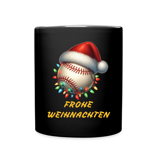 SSW2619FROHE WEIHNACHTEN KAFFEEBECHER BASEBALL - Schwarz