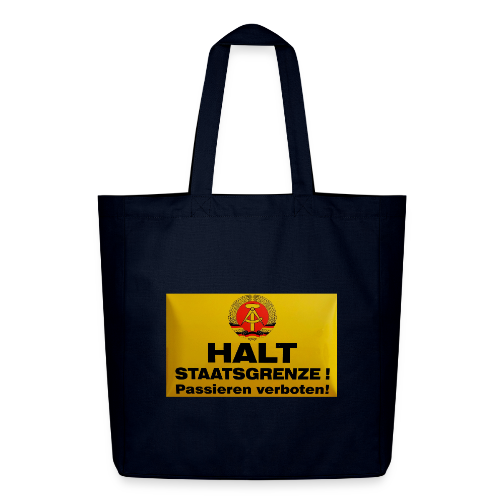 OSSI19 Stofftasche HALT STAATSGRENZE - Navy