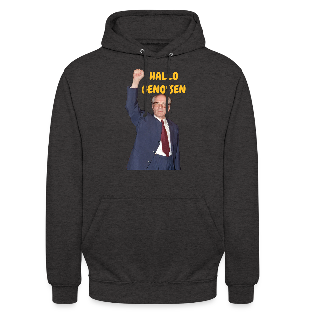 OSSI18Hoodie HALLO GENOSSEN - Anthrazit