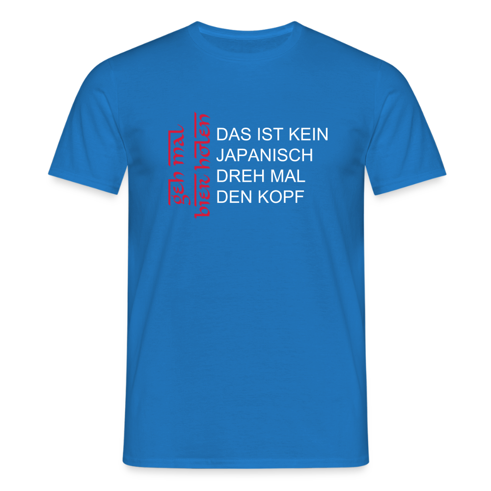 SSW2456DAS IST KEIN JAPANISCH DREH MAL DEN KOPF - Royalblau