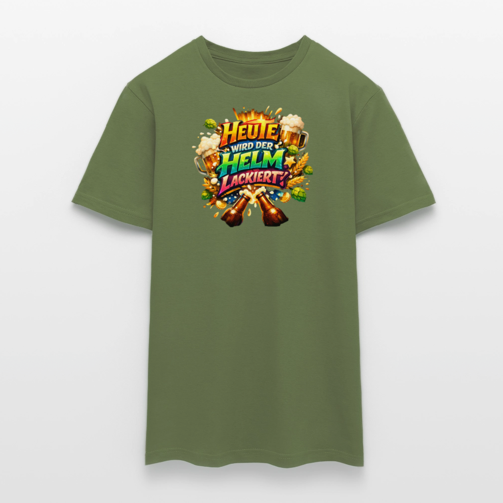 SSW2695HEUTE WIRD DER HELM LACKIERT - Militärgrün