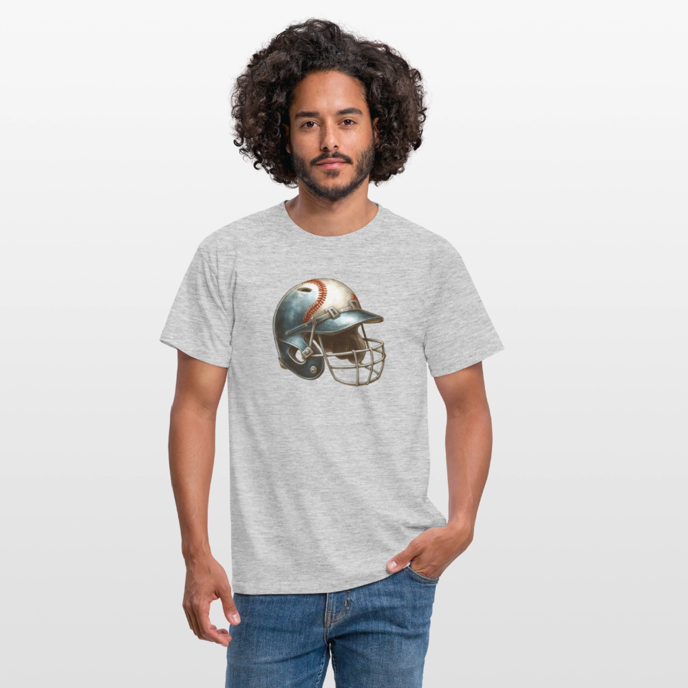 SSW2584 Baseball Helm - Grau meliert